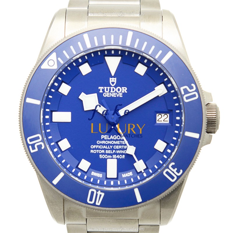 -25600TB-Replica Tudor PELAGOS Automatic Titanium Watch - Blue Dial - Luxury Replica Watch