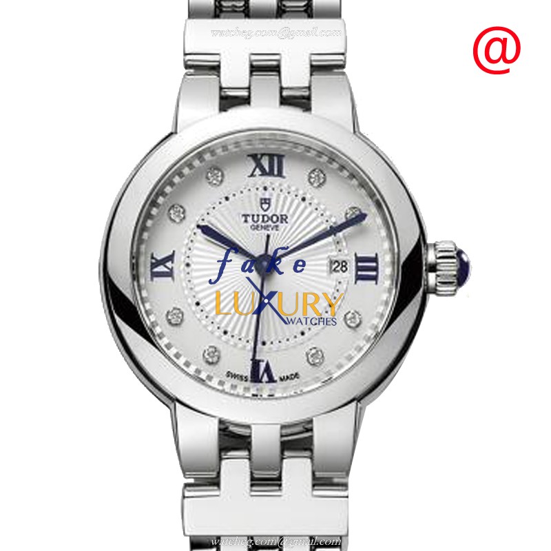 Tudor Clair De Rose 35500-65740-8DI-WT Automatic Silver Dial Stainless Steel Replica Watch - Luxury Replica Watch