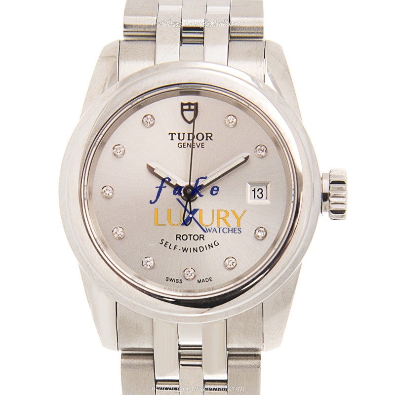 Tudor GLAMOUR DATE 51000-68010-10DI-SV | Automatic | Steel Silver Dial | Replica Watch - Luxury Replica Watch