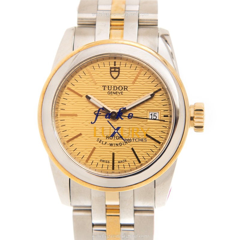 Tudor 51003-68013-CHCL GLAMOUR DATE Automatic Gold & Steel Case Replica Watch - Luxury Replica Watch
