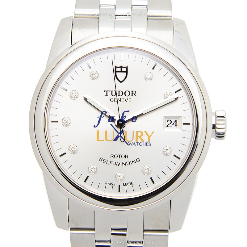 Tudor 55000-68050-10DI-SV - GLAMOUR DATE - Automatic - Stainless Steel Case - Replica Watch - Luxury Replica Watch