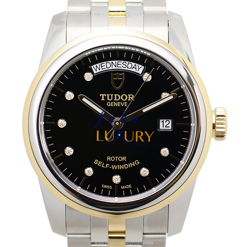 Tudor 56003-68063-10DI-BK GLAMOUR DATE Automatic Silver Dial Stainless Steel Replica Watch - Luxury Replica Watch