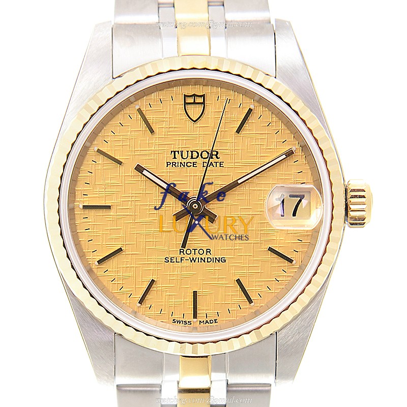 Tudor 72033-62453A-CHCL GLAMOUR DATE Auto Gold Steel Case Replica Watch - Tudor Clone - Luxury Replica Watch