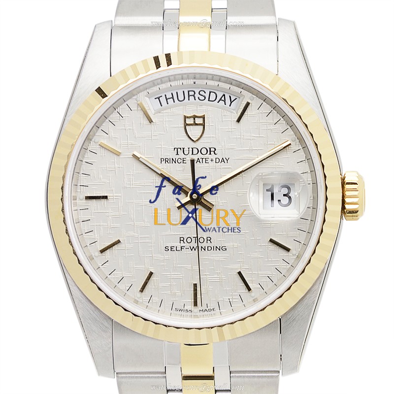 -76213-62483-SVCL - Tudor Replica Watch - Automatic - 18kt Gold & Steel Case - Silver Dial - Luxury Replica Watch