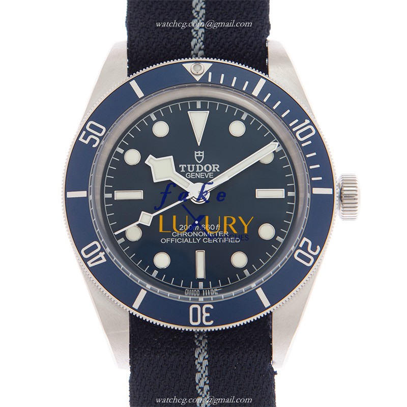 Tudor 79030B-CS Black Bay 1958 Replica Watch, Blue Dial, Canvas Strap, Automatic - Luxury Replica Watch
