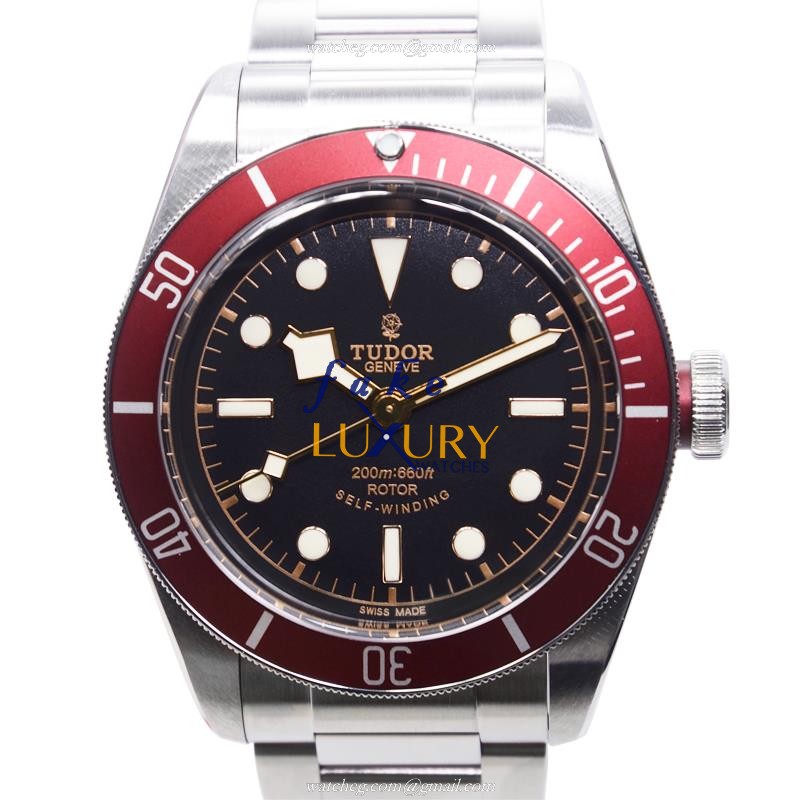 Tudor 79220R STEEL Replica Watch, Automatic, Black Dial, Stainless Steel Case, Swiss Movement