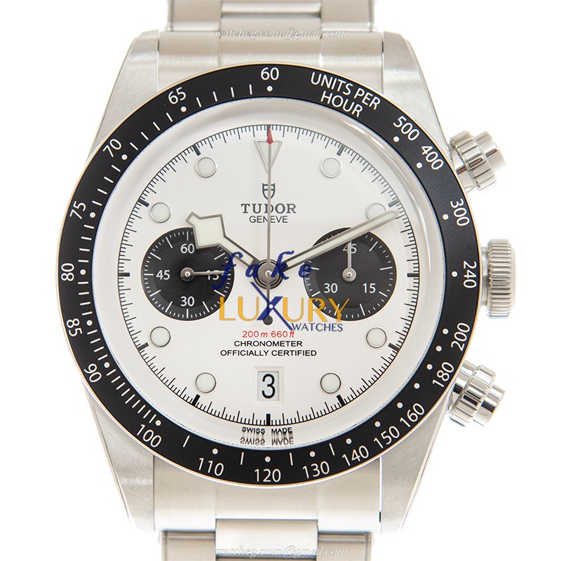 Tudor Black Bay Chrono 79360NWT Automatic White Dial Stainless Steel Replica Watch - Luxury Replica Watch