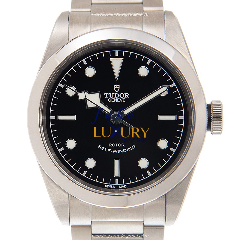 Tudor 79540-95740 BLACK BAY 41 AUTO Stainless Steel Replica Watch, 41mm, Black Dial, Silver Strap - Luxury Replica Watch