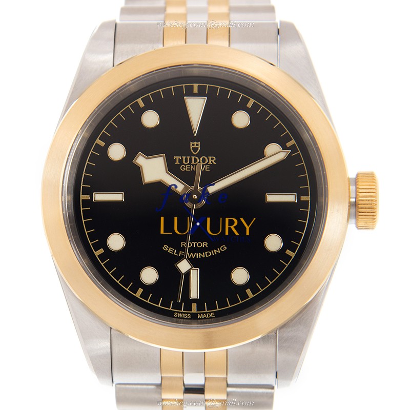 Tudor 79543BK BLACK BAY Automatic Gold & Steel Replica Watch - Ceramic Bezel - Swiss Movement - Luxury Replica Watch