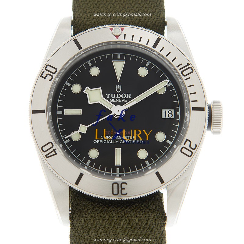 Tudor 79730 CANVAS STRAP - BLACK BAY STEEL AUTO - STAINLESS STEEL Replica Watch - Luxury Replica Watch
