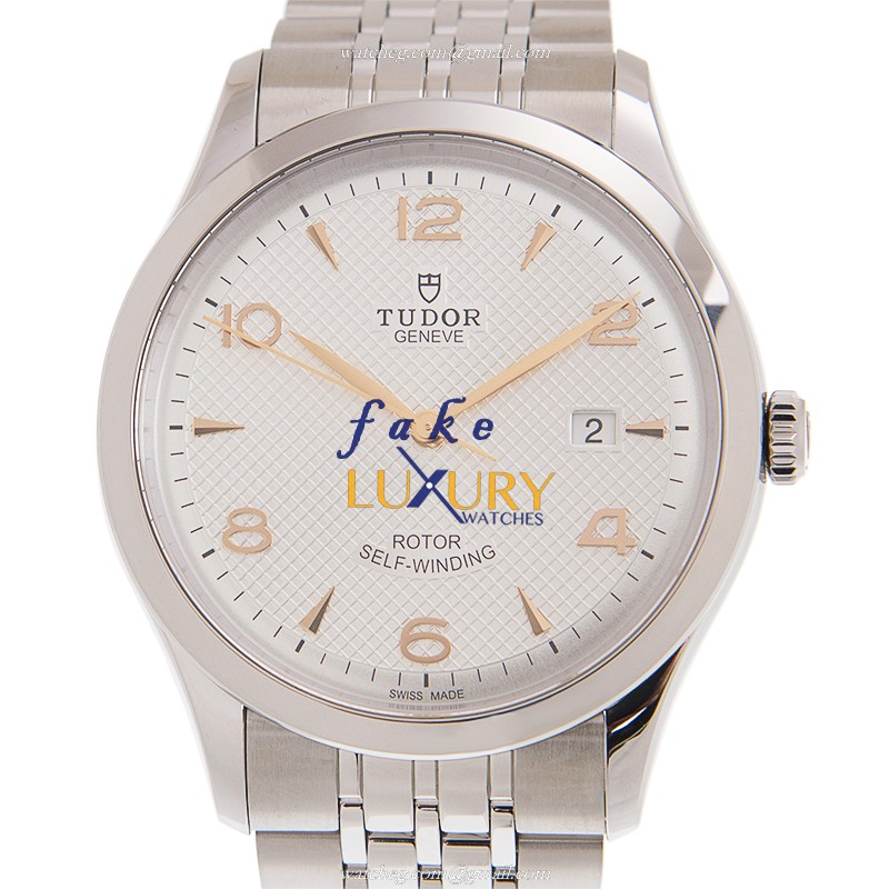 Tudor 91650-67070-SV Automatic Replica Watch, 41mm Stainless Steel Case, Silver Dial & Strap - Luxury Replica Watch