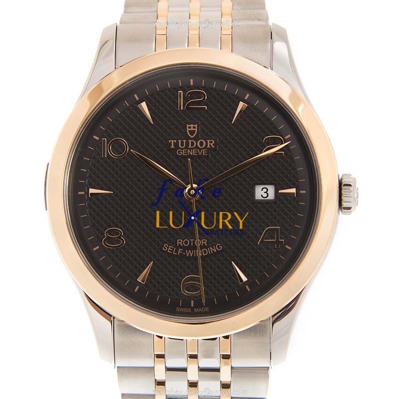 Tudor 91651-67071-BK 1926 Auto 18kt Rose Gold/Steel Case Replica Watch - Luxury Replica Watch
