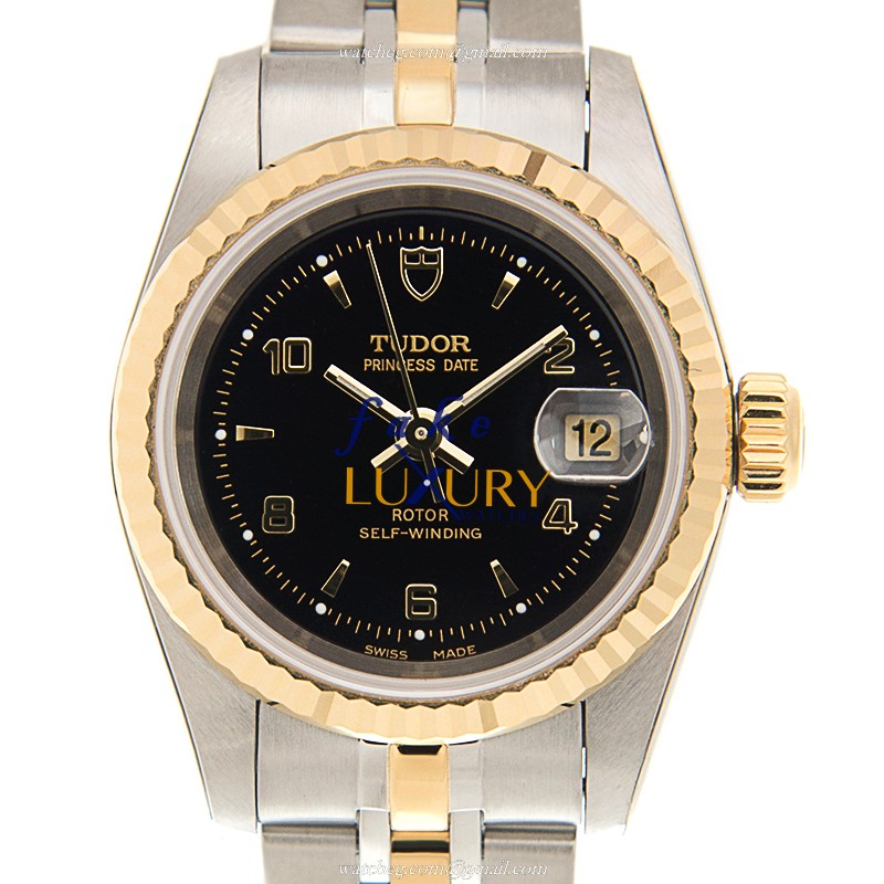 Tudor 92413-62433-246810AR-BK PRINCESS DATE Automatic 18kt Gold & Steel Replica Watch - Swiss - Luxury Replica Watch
