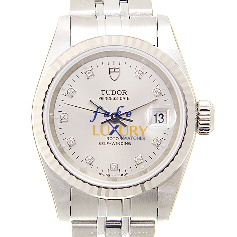 Tudor 92414-62430-10DI-SV Heritage Advisor, Automatic, 18kt White Gold & Steel Case, Silver Dial