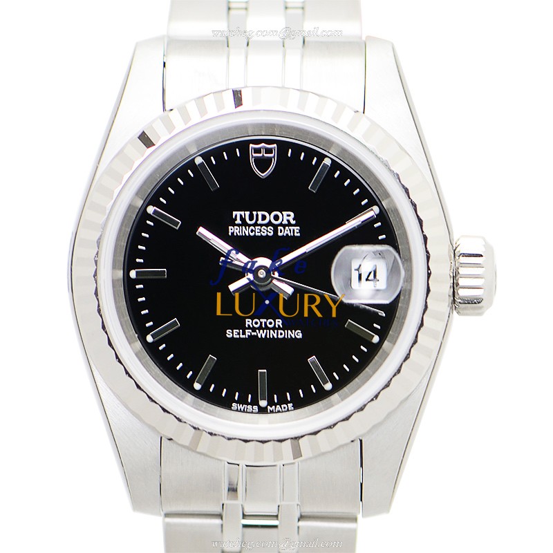 Tudor 92414-62430-BK Automatic Stainless Steel Black Dial Silver Strap Replica Watch - Luxury Replica Watch