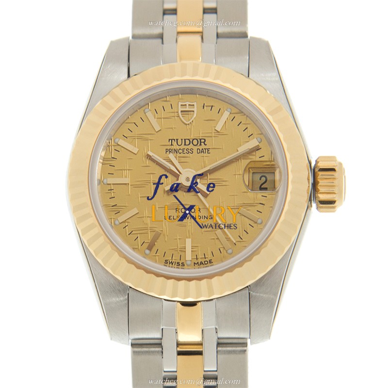 Tudor 92513-62423-CHCL PRINCESS DATE Automatic 18kt Gold & Steel Replica Watch - Swiss Movement - Luxury Replica Watch