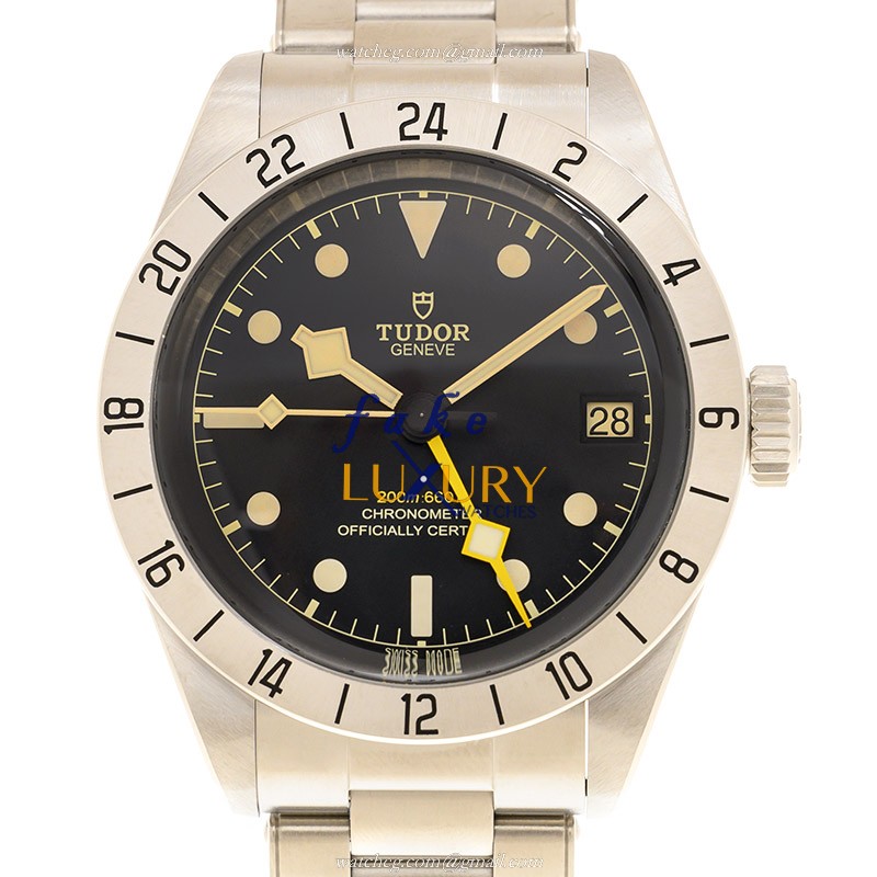 Tudor M79470-0001 BLACK BAY PRO Automatic Stainless Steel Replica Watch, Black Dial, Sapphire - Luxury Replica Watch