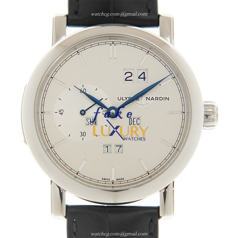 Ulysse Nardin 333-900 Classique Automatic White Dial Stainless Steel Replica Watch - Luxury Replica Watch