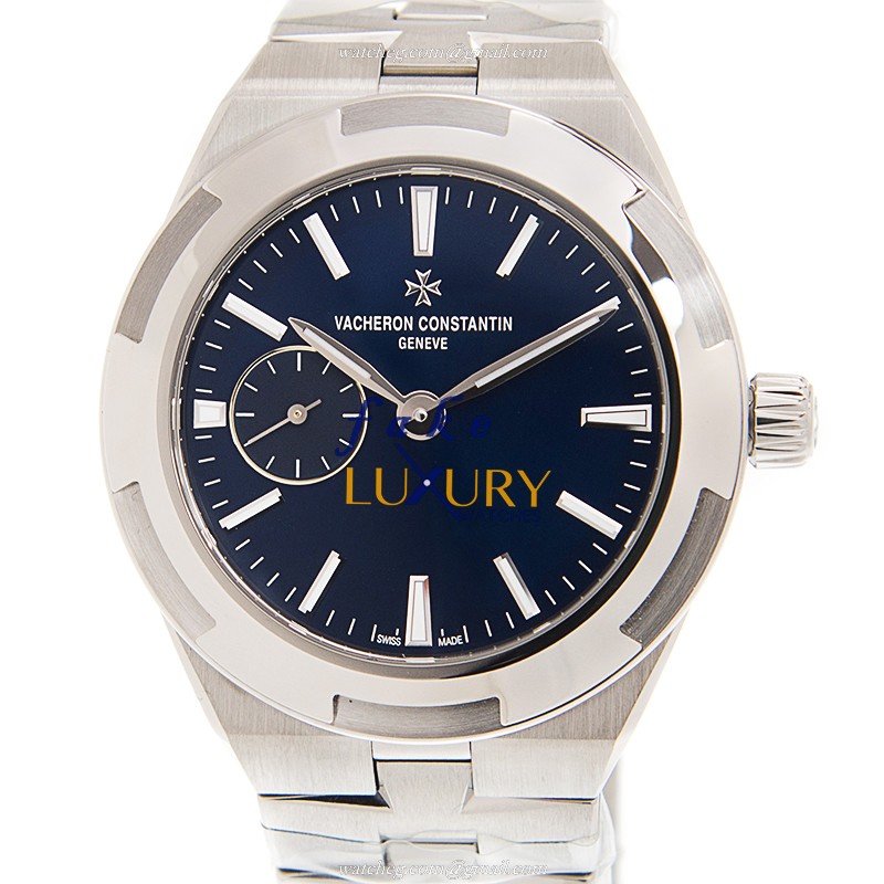 Vacheron Constantin 2300V/100A-B170 Overseas Automatic Blue Dial Stainless Steel Replica Watch - Luxury Replica Watch