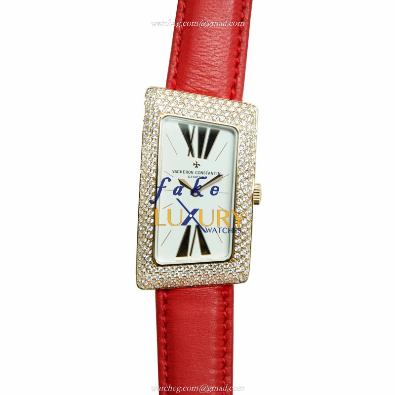 Vacheron Constantin 25515/000R-9254 1972 Quartz 18kt Rose Gold Diamonds | 25515/000R-9254 - Luxury Replica Watch