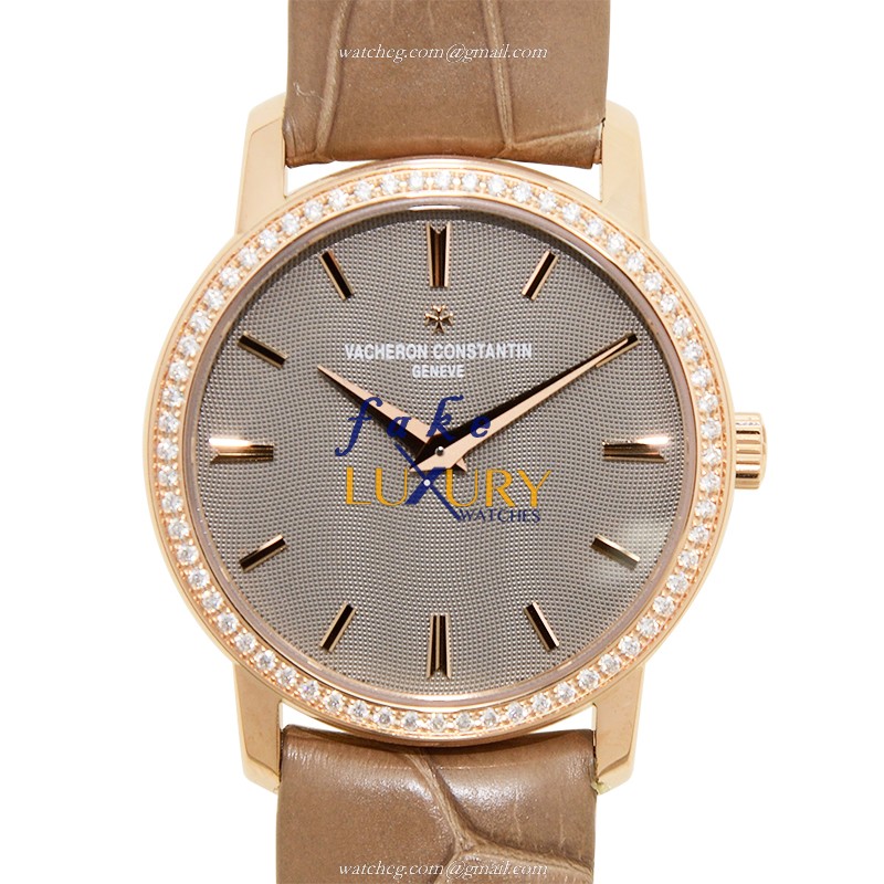 Vacheron Constantin 25558/000R-9759 Traditionnelle Replica Watch, Quartz Movement, 18kt Rose Gold & - Luxury Replica Watch