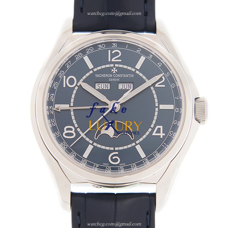 Vacheron Constantin 4000E/000A-B548 Fiftysix Replica Watch, Blue Dial, Steel Case, Automatic - Luxury Replica Watch