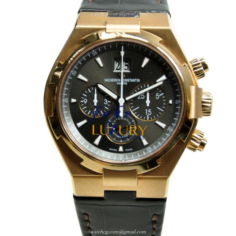 Vacheron Constantin Overseas 49150/000R-9338 Replica Watch, Automatic, 18kt Rose Gold Case, Black - Luxury Replica Watch