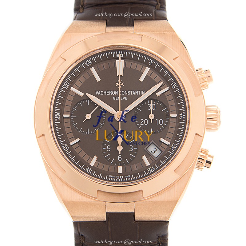Vacheron Constantin 5500V/000R-B435 Overseas Automatic 18kt Rose Gold Brown Dial Replica Watch - Luxury Replica Watch