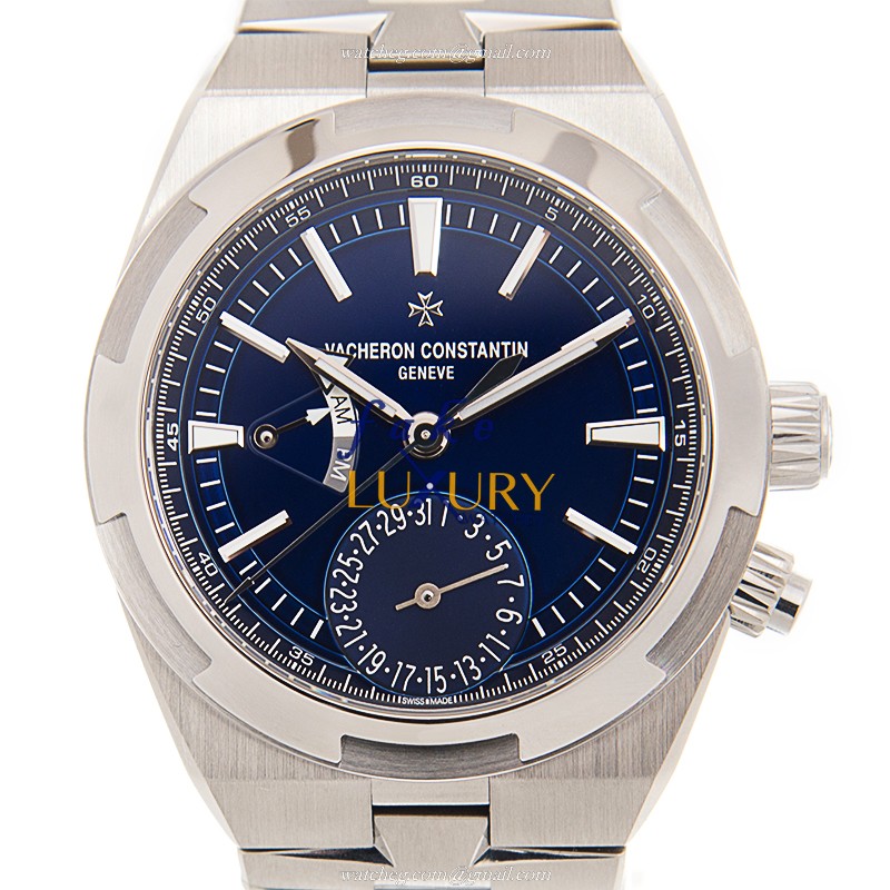 Vacheron Constantin 7900V/110A-B334 Overseas Replica Watch, Blue Dial, Steel Bracelet, Automatic - Luxury Replica Watch