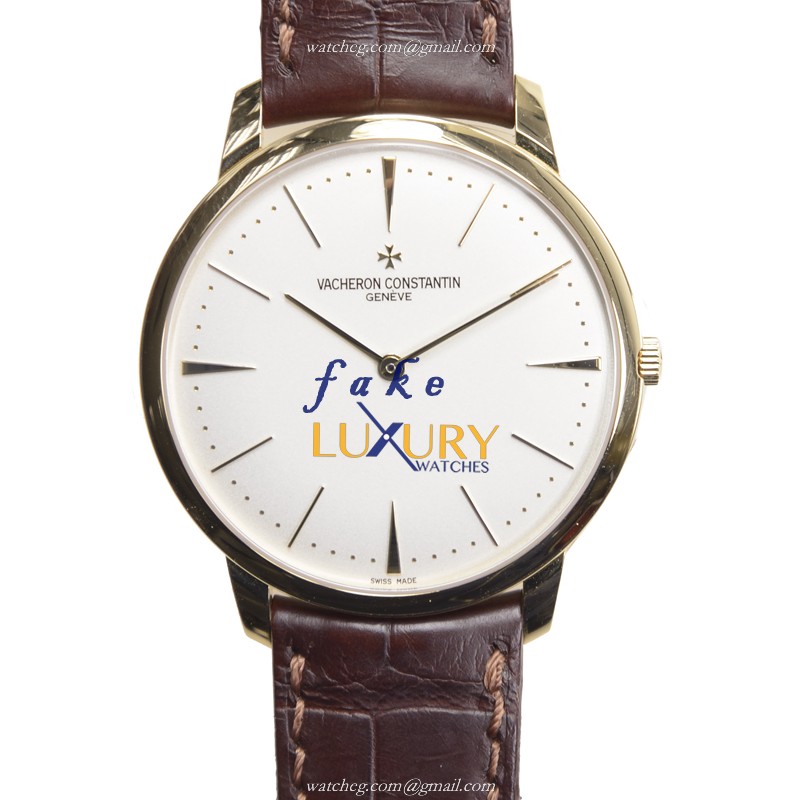 Vacheron Constantin 81180/000J-9118 Replica Watch, Manual Wind, Beige Dial, 18kt Yellow Gold Case - Luxury Replica Watch