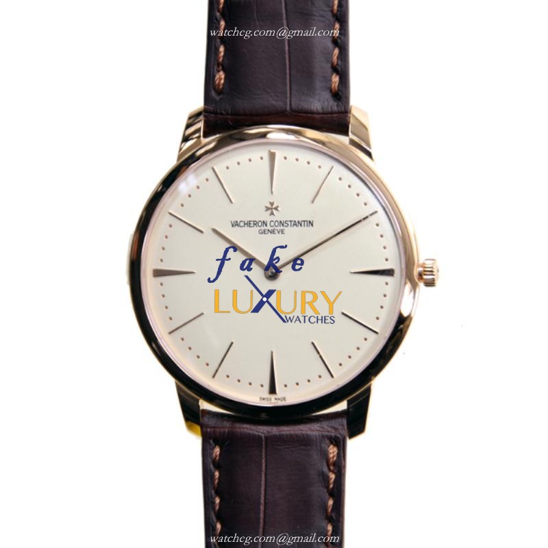 Vacheron Constantin 81180/000R-9159 Patrimony Traditionelle Manual Wind Replica Watch 40mm 18kt - Luxury Replica Watch