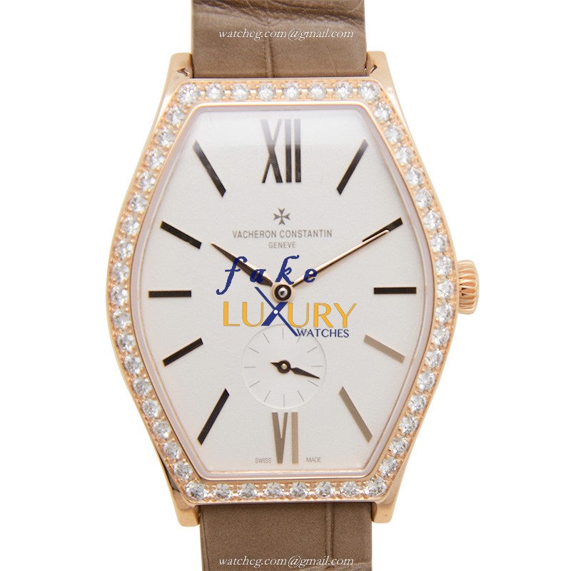 Vacheron Constantin 81515/000R-9892 Malte Manual Wind 18kt Rose Gold Silvery Dial Replica Watch - Luxury Replica Watch