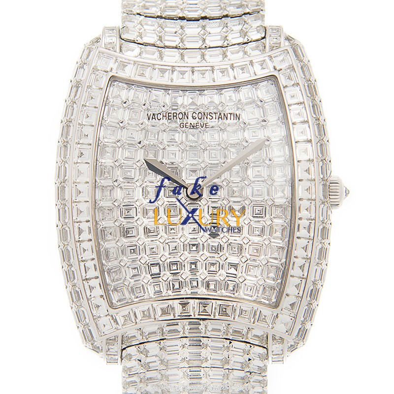 Vacheron Constantin METIERS DART 81750/S01G-9198 Manual Wind 18kt White Gold Diamond Silver Dial - Luxury Replica Watch