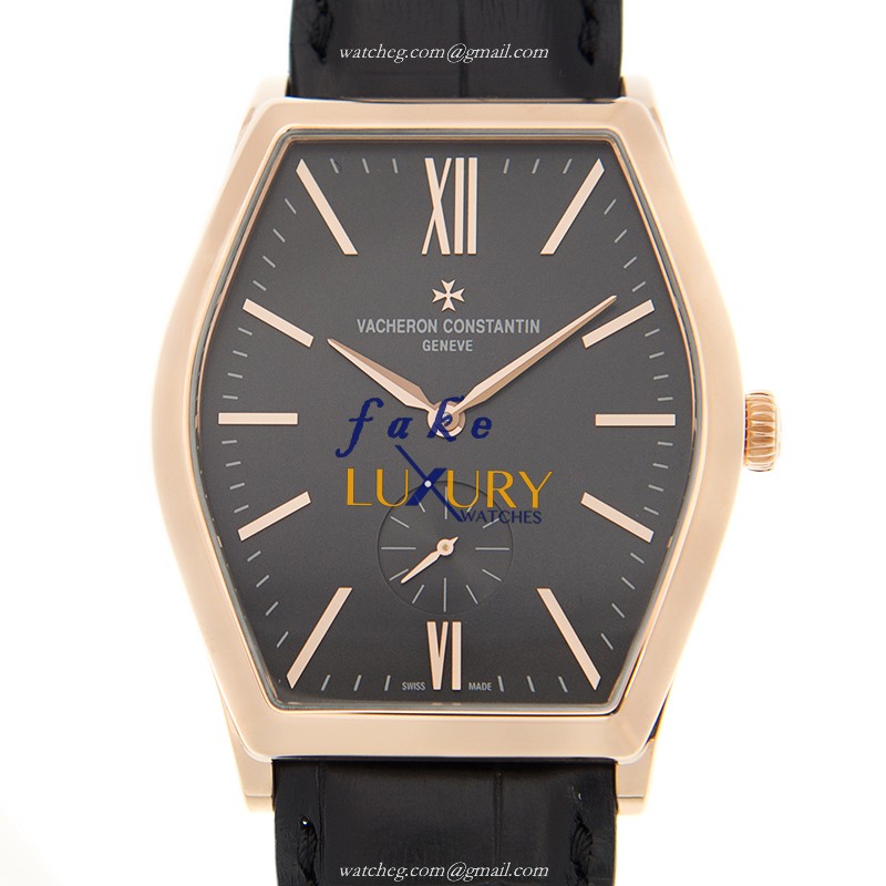 Vacheron Constantin Malte 82230/000R-9716 Replica Watch, Manual Wind, Black Dial, 18kt Rose Gold - Luxury Replica Watch