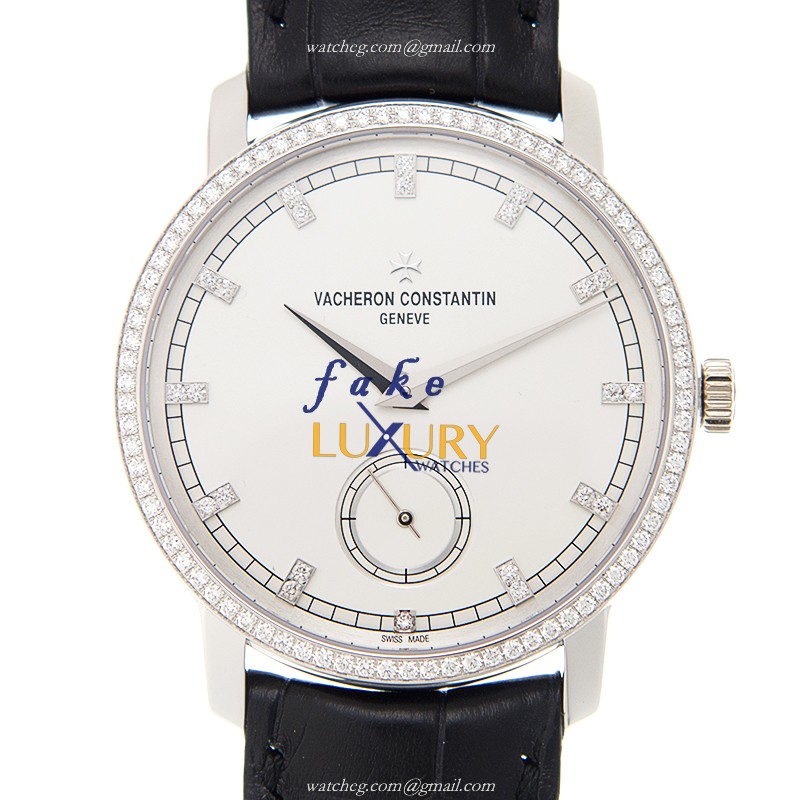 Vacheron Constantin 82572/000G-9605 Traditionnelle Replica Watch, Automatic, White Gold & Diamond - Luxury Replica Watch