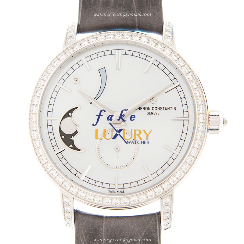Vacheron Constantin 83570/000G-9916 Traditionnelle Replica Watch With Manual Wind, White Mother of - Luxury Replica Watch