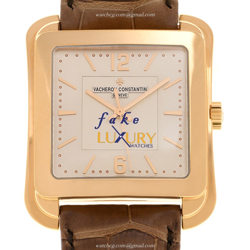 Vacheron Constantin 86300/000R-9826 Replica Watch, Automatic Movement, 18kt Rose Gold Case, White - Luxury Replica Watch